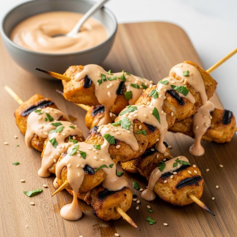Bang Bang Chicken Skewers