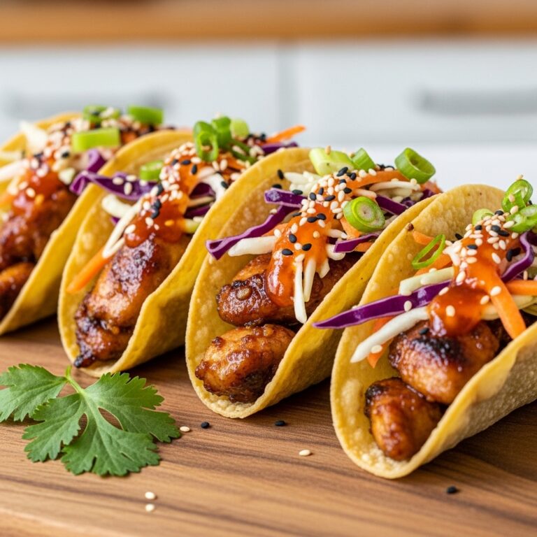 Crispy Asian Chicken Wonton Tacos