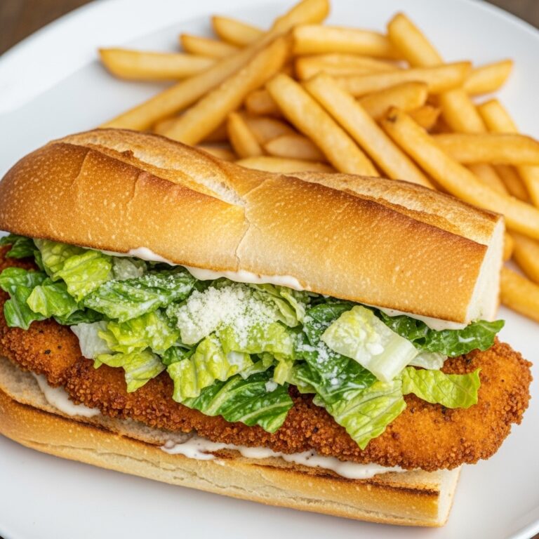 Crispy Chicken Caesar Sandwich