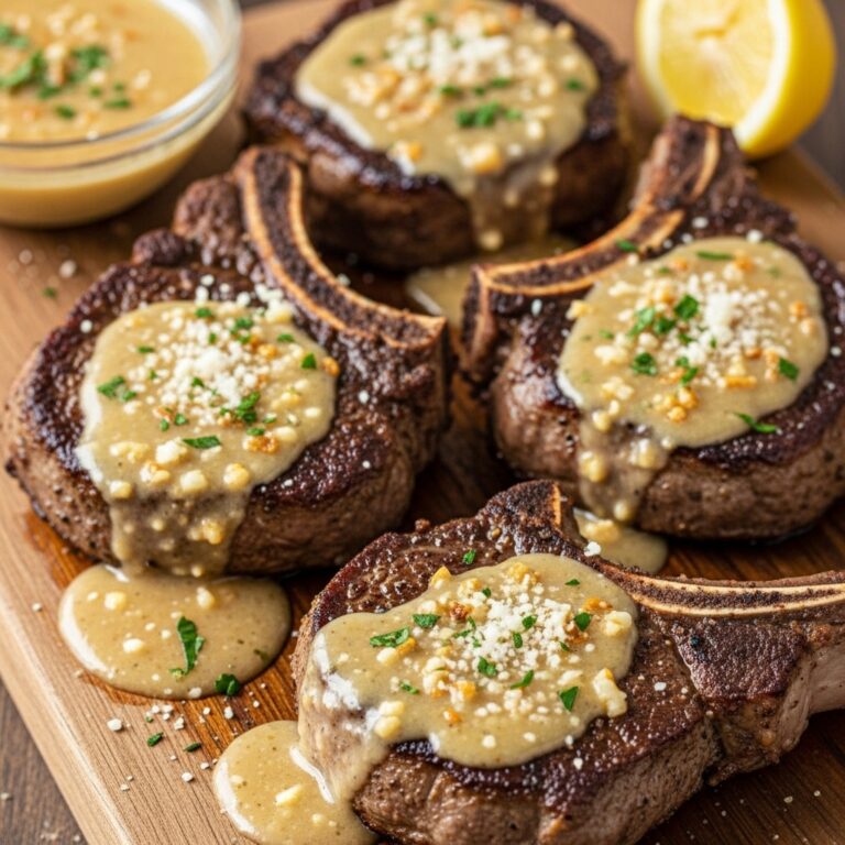 Garlic Parmesan beef Chops