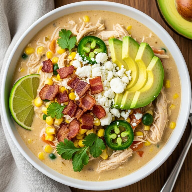 Mexican Street Corn White Chicken Chili Recipe