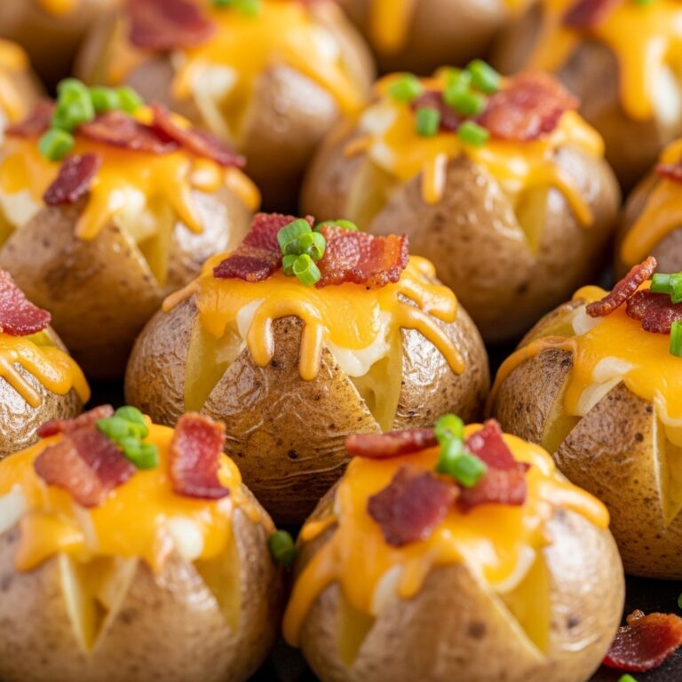 Mini Loaded Baked Potatoes