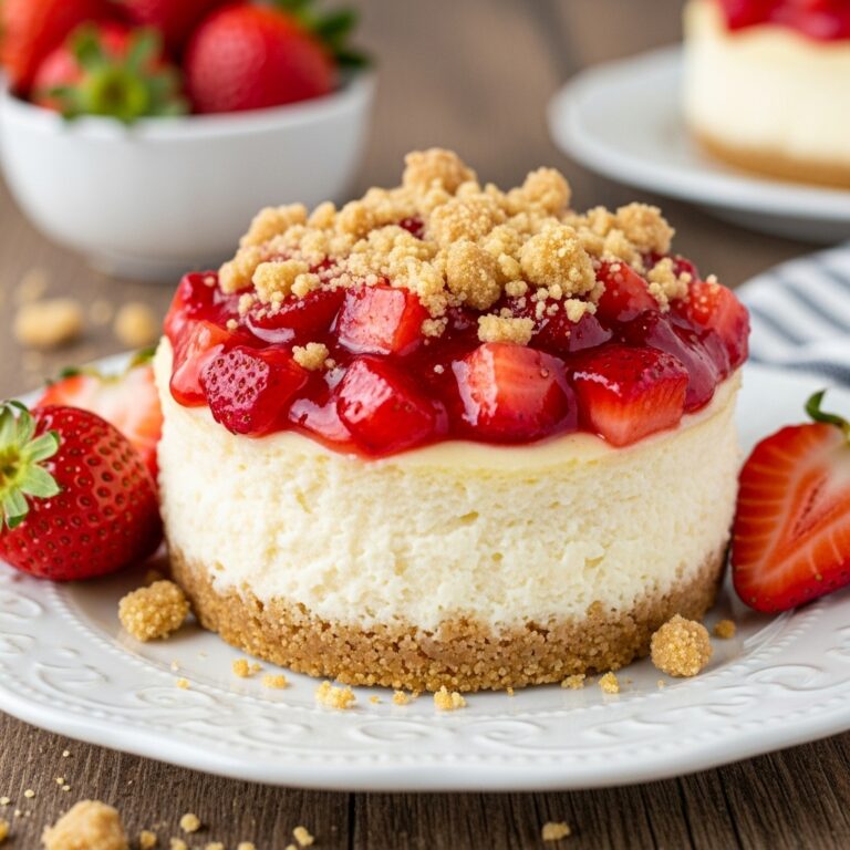 Mini Strawberry Cheesecakes