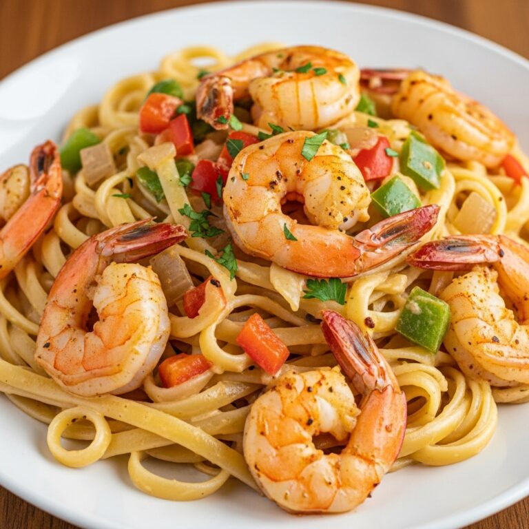 Spicy Cajun Shrimp Pasta