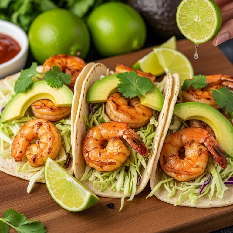 Spicy Chipotle Shrimp Tacos
