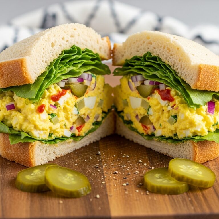 Spicy Egg Salad Sandwich