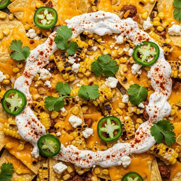 Spicy Elote Nachos
