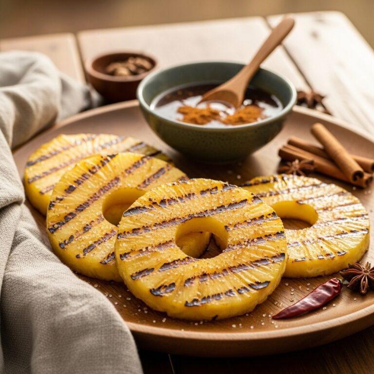 Spicy Grilled Pineapple
