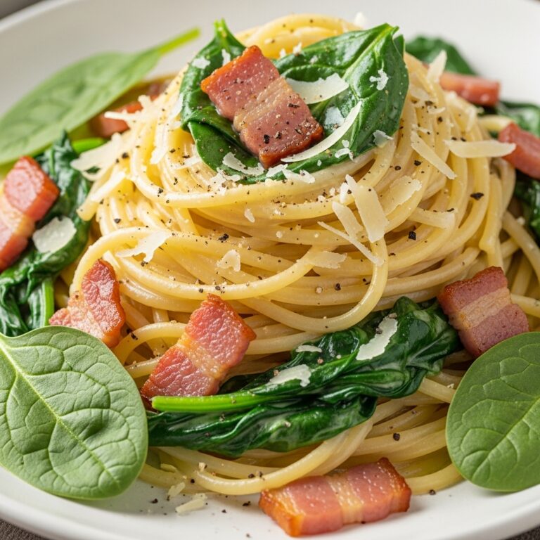 Spinach Carbonara