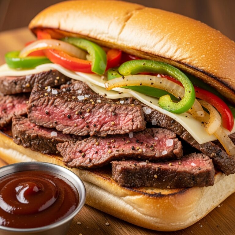 Steak and Pepper Sandwich