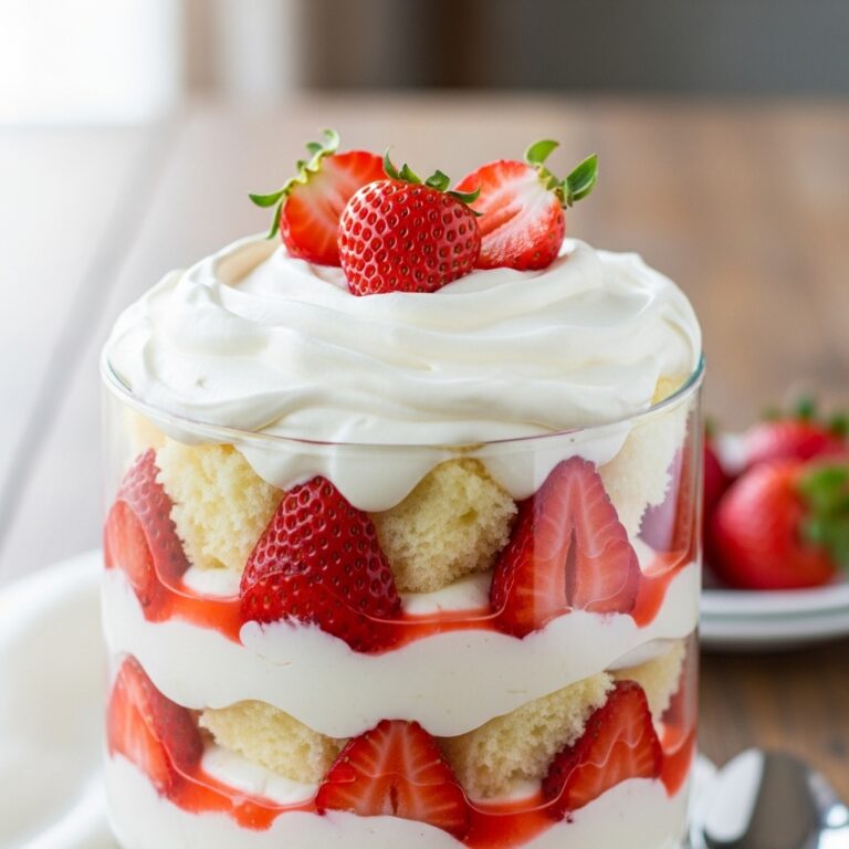 Strawberry Angel Food Dessert