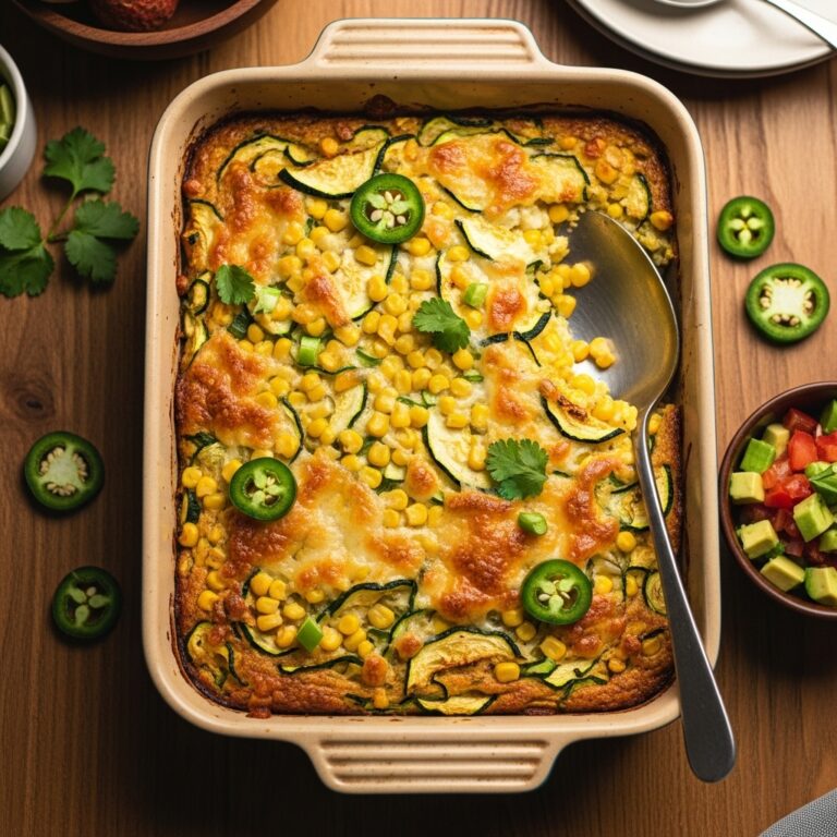 Zucchini Cornbread Casserole