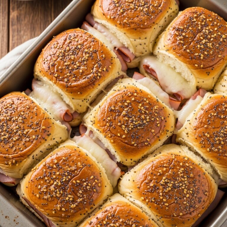 chicken ham and Havarti Cheese Sliders