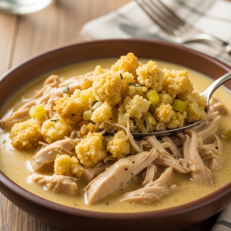1980s Slow Cooker Chicken and Stuffing