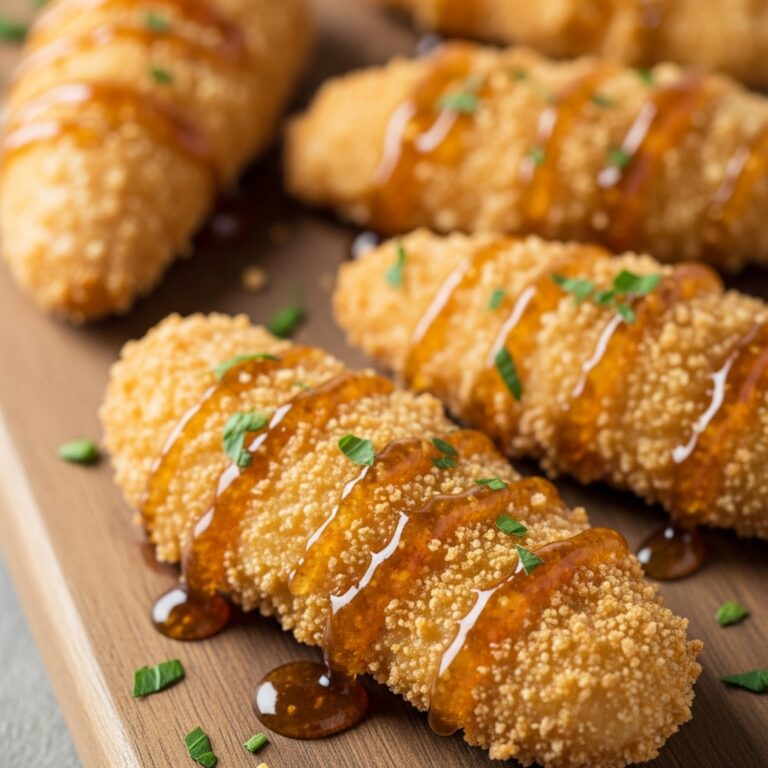 Air Fryer Honey Butter Garlic Chicken Tenders Recipe