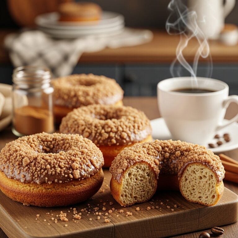 Coffee Cake Donuts