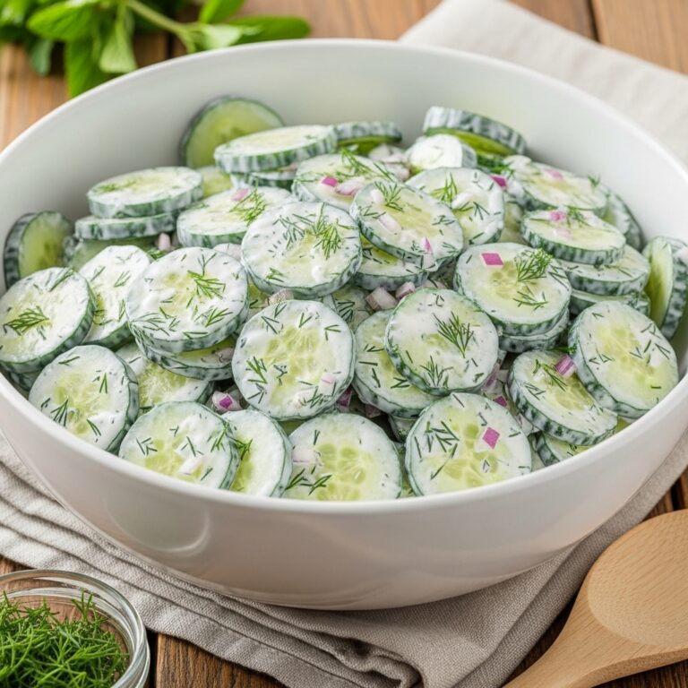 Creamy Cucumber Salad