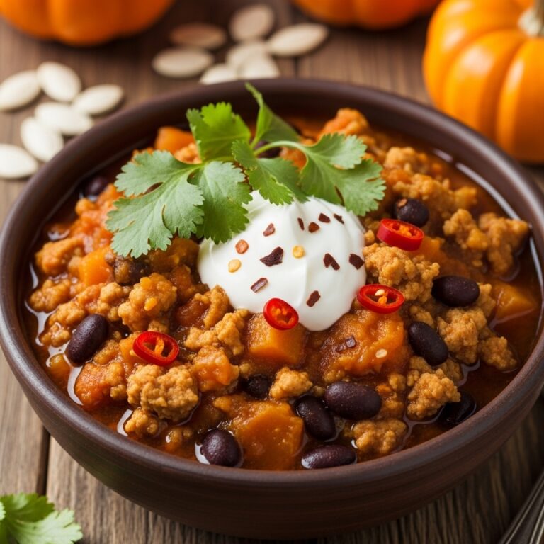 Crockpot Pumpkin Chili