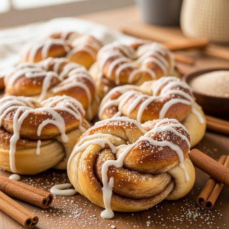 Easiest Cinnamon Crunch Knots