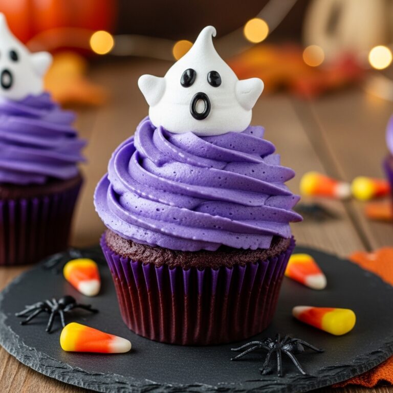 Halloween Ghost Cupcakes