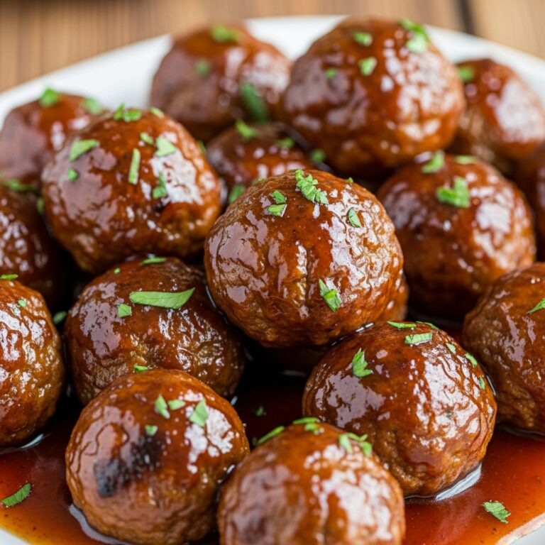 Honey Buffalo Crockpot Meatballs