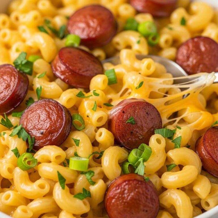 One-Pot Kielbasa Mac and Cheese