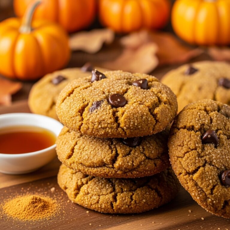 chewy maple pumpkin cookies