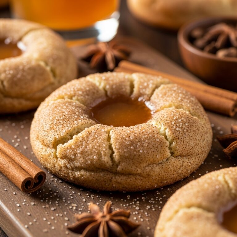 Apple Cider Snickerdoodle Cookies