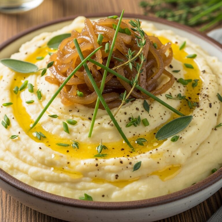Best Ever Caramelized Onion Mashed Potatoes