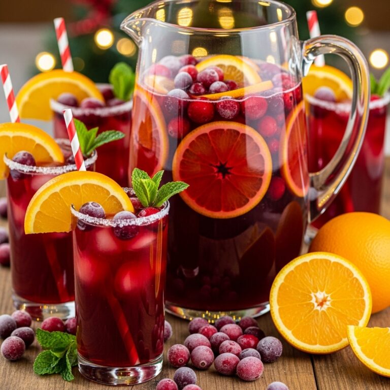 Cranberry Orange Margarita Sangria