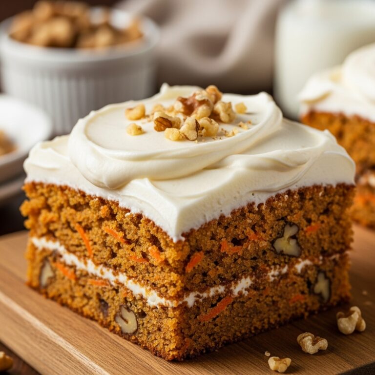 Decadent Carrot Cake Bars with Cream Cheese Frosting