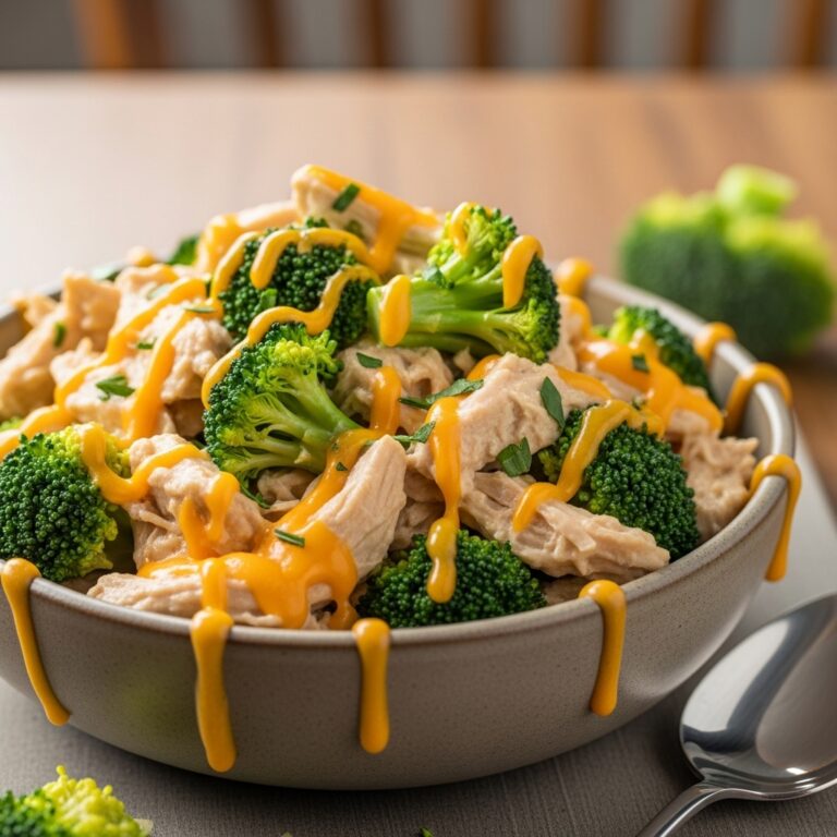Irresistible Crockpot Creamy Broccoli Cheddar Chicken Delight