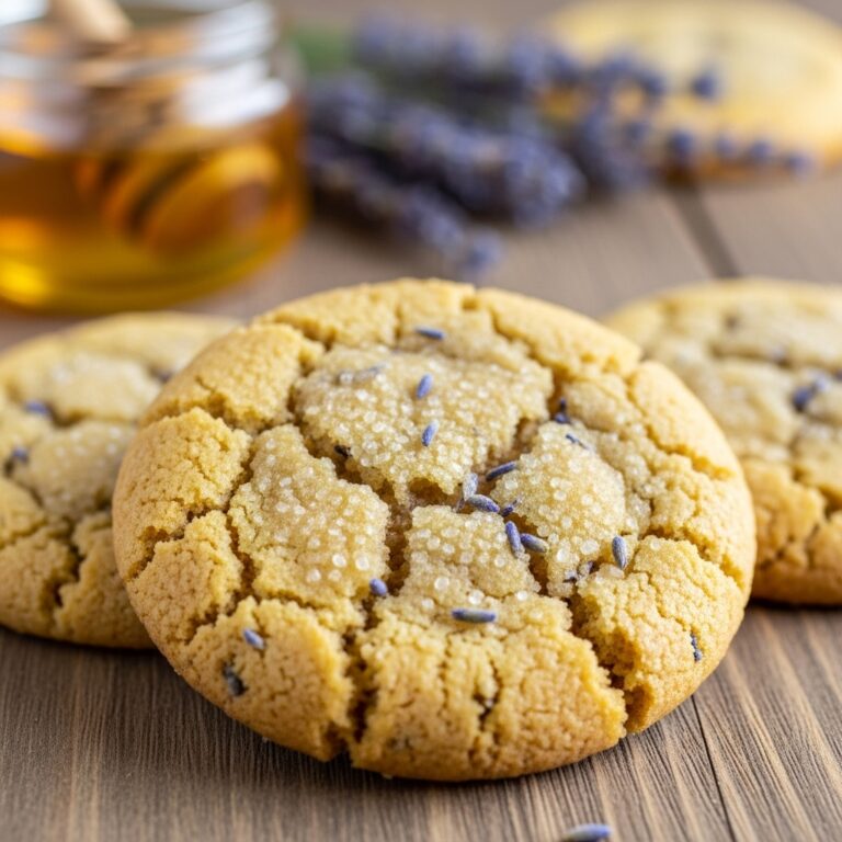 Lavender Honey Crunch Cookies