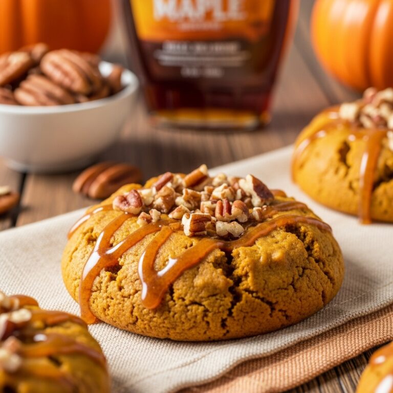 Maple Pecan Pumpkin Cookies