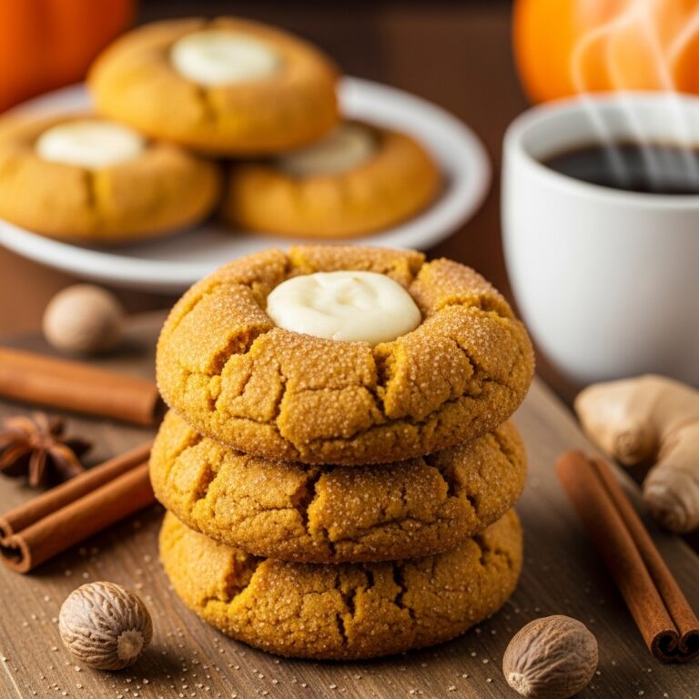 Pumpkin Cheesecake Cookies