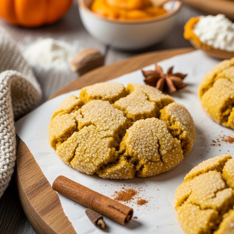 Pumpkin Sugar Cookies Recipe