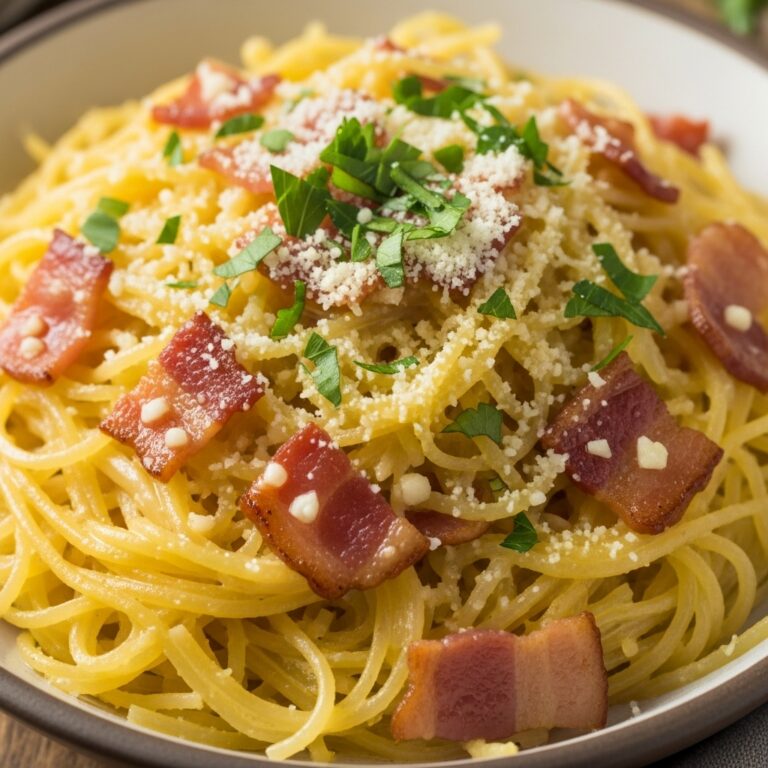 Spaghetti Squash Carbonara