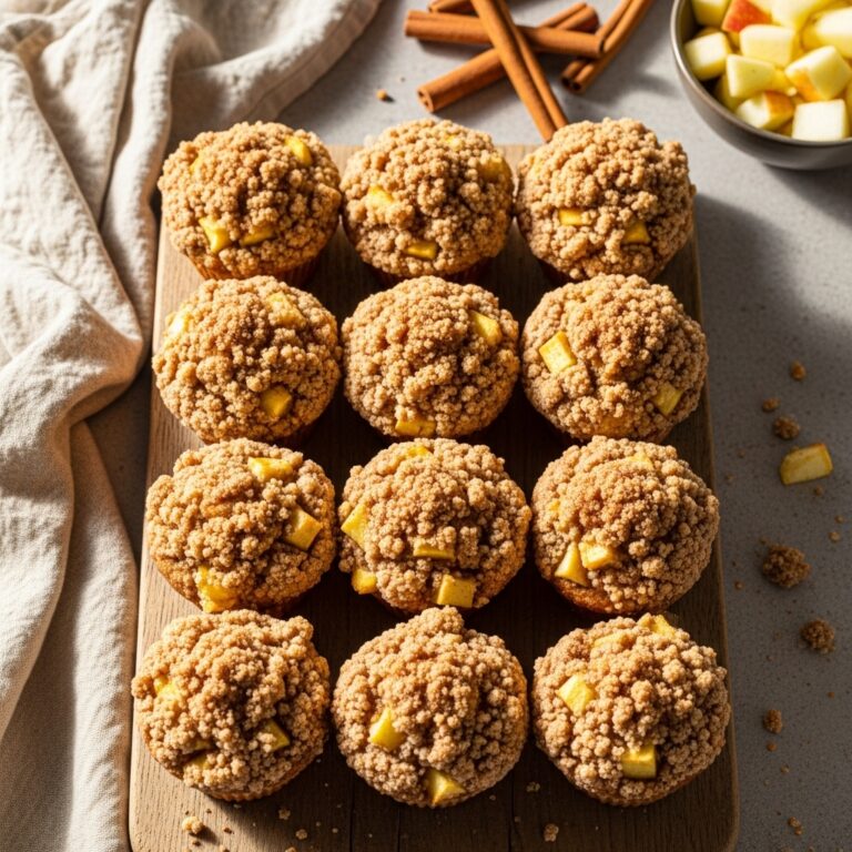 Unleash 12 Divine Apple Cinnamon Streusel Muffins From Your Oven Today